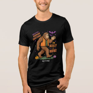 Dit is mijn menselijke kostuum ik ben echt een Big Tri-Blend Shirt