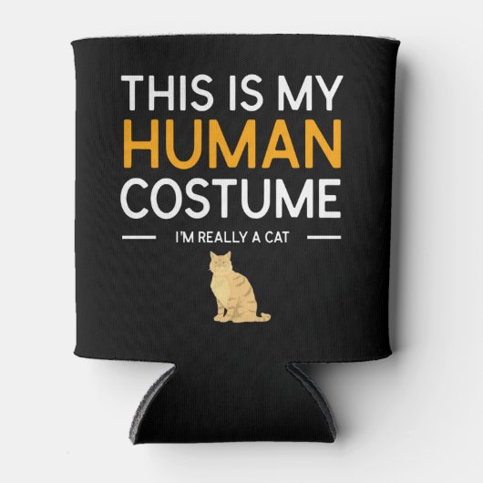 Dit is mijn menselijke kostuum... ik ben echt een blikjeskoeler (Voorkant)