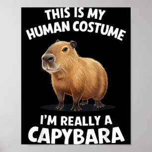 Dit is mijn menselijke kostuum ik ben echt een cap poster