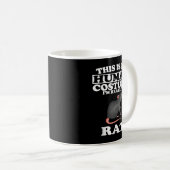 Dit is mijn menselijke kostuum... ik ben echt een koffiemok (Voorkant rechts)