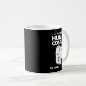 Dit is mijn menselijke kostuum... ik ben echt een  koffiemok (Voorkant rechts)