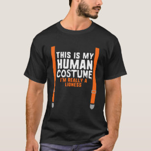 Dit is mijn menselijke kostuum. Ik ben echt een le T-shirt