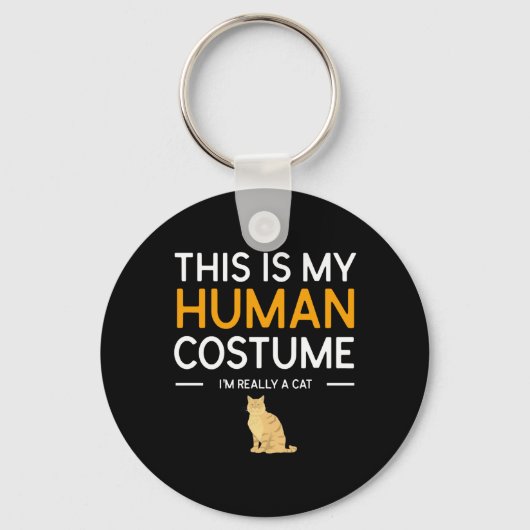 Dit is mijn menselijke kostuum... ik ben echt een sleutelhanger (Voorkant)