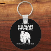Dit is mijn menselijke kostuum... ik ben echt een  sleutelhanger (Voorkant)