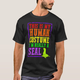Dit is mijn menselijke kostuum... ik ben echt een t-shirt