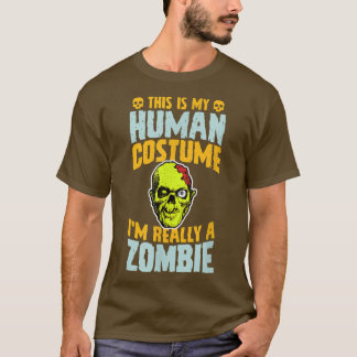 Dit is mijn menselijke kostuum... ik ben echt een  t-shirt