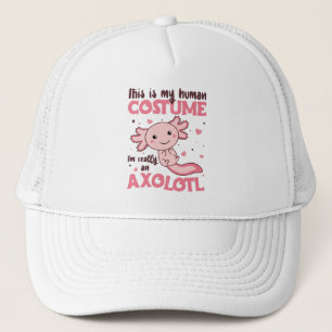 dit is mijn menselijke kostuum im een axolotl trucker pet