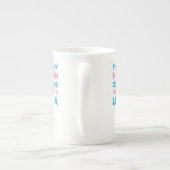 Dit is mijn menselijke kostuum - Llama Edition I Porselein Kop (Achterkant)