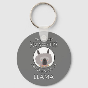 Dit is mijn menselijke kostuum - Llama Edition II Sleutelhanger