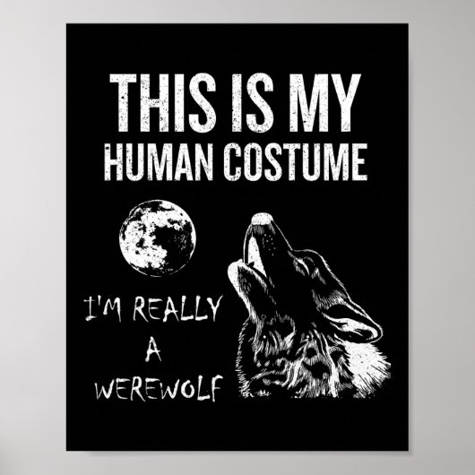 Dit is mijn menselijke kostuum poster (Voorkant)
