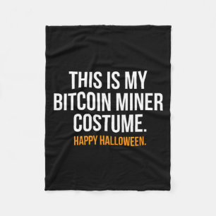 Dit Is Mijn Mijnwerkerskostuum Grappige Halloween Fleece Deken