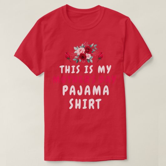 Dit is mijn moederdag pyjama shirt vrolijke moeder (Design voorkant)