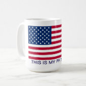 Dit is mijn mok van de Pride Flag (Voorkant links)