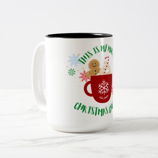 Dit is mijn Mok van kerstvreugde (Voorkant links)