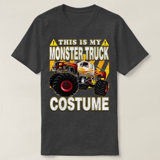 Dit is mijn Monster Truck Costuum T-shirt (Design voorkant)