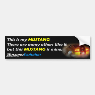 Dit is mijn Mustang! Bumpersticker