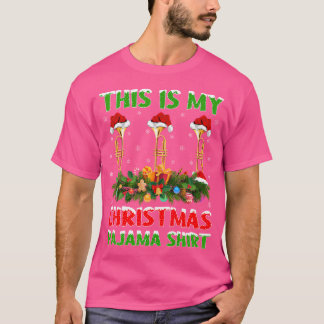 Dit is mijn muzikale kersttrompet t-shirt