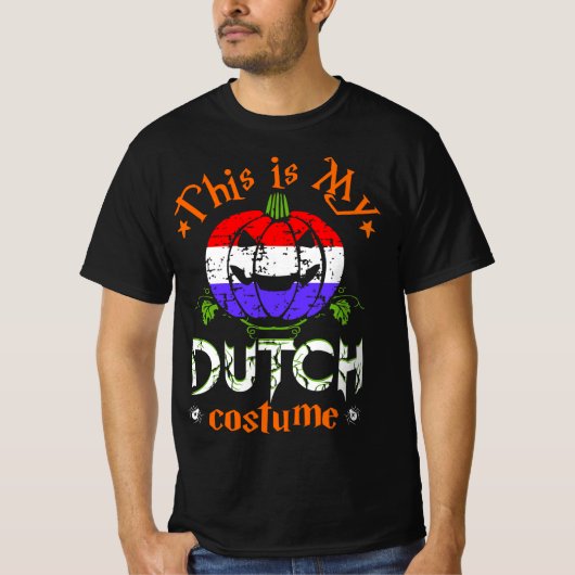 Dit is mijn Nederlandse kostume Halloween T-shirt (Voorkant)