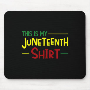 Dit is mijn negentiende Shirt Independence Day Afr Muismat