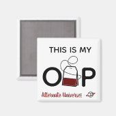 "Dit is mijn O-Tea-P magneet" Magneet (Voorkant / Achterkant)