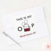 "Dit is mijn O-Tea-P" stickers (Envelop)