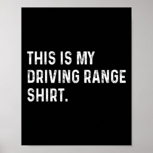 Dit Is Mijn Oefenveld Shirt - Golf Golfer Golfi Poster