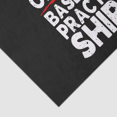 Dit is mijn officiële honkbalpraktijk Shirt Tissuepapier (Detail)