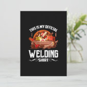 Dit is mijn officiële lassingscadeau. |Best Welder Aankondiging (Staand voorkant)