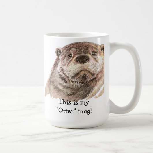 Dit is mijn 'otter'-Mok, Cute Animal Humor Koffiemok (Rechts)