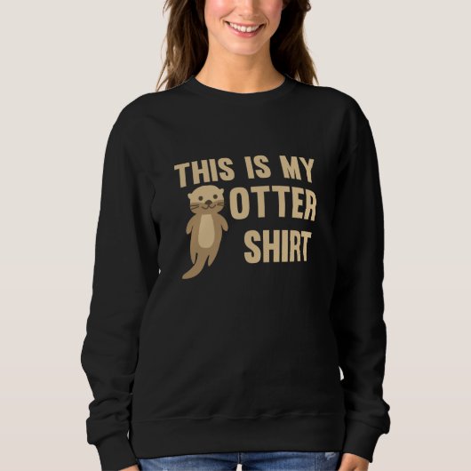 Dit is mijn Otter Shirt otter voor kinderen (Voorkant)
