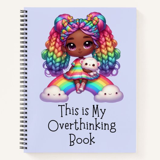 Dit is mijn overdenkende boek - Schattige blauw No (Voorkant)