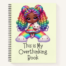 Dit is mijn overdenkende boek - Schattige geel Not