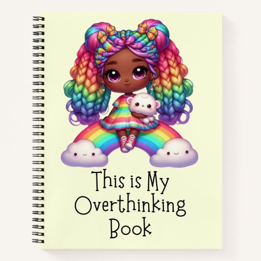 Dit is mijn overdenkende boek - Schattige geel Not (Voorkant)