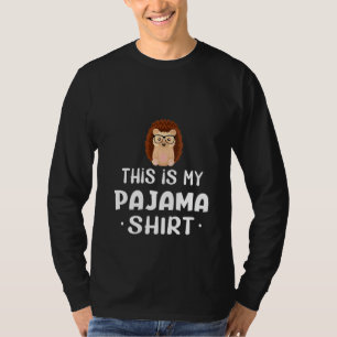 Dit is mijn Pajama egel Vintage Hedgeho T-shirt
