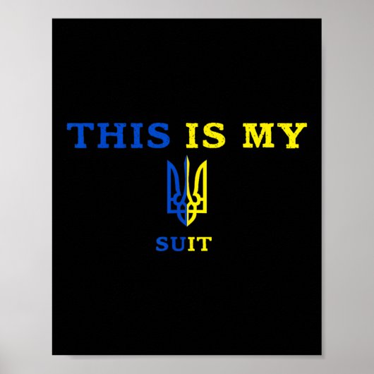 Dit is mijn pak, ik speel geen kaarten, leuk poster (Voorkant)