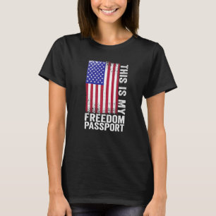 Dit is mijn paspoortje Medische Vrijheid Geen Man T-shirt