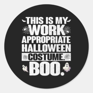 Dit is mijn passende Halloween kostuums boek Ronde Sticker