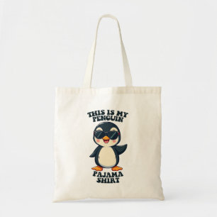 Dit is mijn Penguin Pajama Shirt Tote Bag