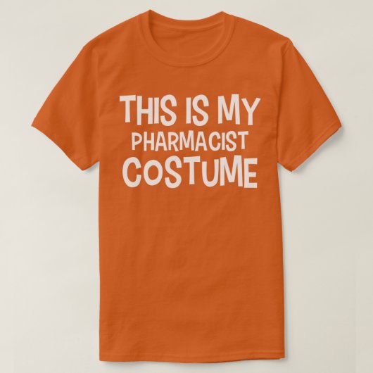 Dit is mijn PHARMACIST Costume Halloween Costume P T-shirt (Design voorkant)