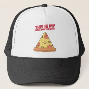 Dit is mijn Pizza die Shirt hart maakt Trucker Pet