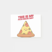Dit Is Mijn Pizza Maken T-shirt Hart Post-it® Notes (Voorkant)