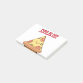 Dit Is Mijn Pizza Maken T-shirt Hart Post-it® Notes (Schuin)