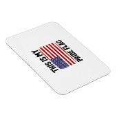 Dit is mijn Pride vlag Amerikaanse vlag, 4 juli Pa Magneet (Rechterzijde)