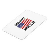 Dit is mijn Pride vlag Amerikaanse vlag, 4 juli Pa Magneet (Linkerzijde)