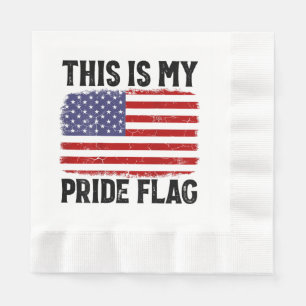 Dit is mijn Pride vlag Amerikaanse vlag, 4 juli Pa Servet