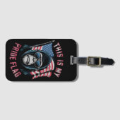 Dit is mijn Pride vlag Amerikaanse vlag Bigfoot Bagagelabel (Voorkant (horizontaal))