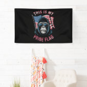 Dit is mijn Pride vlag Amerikaanse vlag Bigfoot Spandoek (Insitu)
