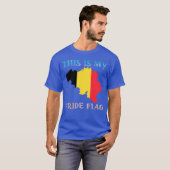 Dit is mijn Pride vlag Duitsland, Duitse geschiede T-shirt (Voorkant volledig)
