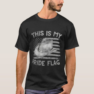 Dit is mijn Pride vlag USA American 4th of July Ko T-shirt