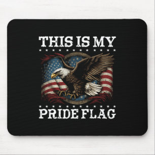 Dit is mijn Pride vlag USA American 4th of July Pa Muismat